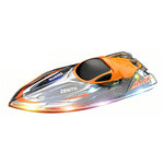 LinkMejor C8601 2.4G 6km/h RC Boat Speedboat Waterproof LED Light Remote Control Ship High Speed Vehicles Models