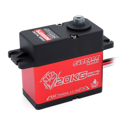 LinkMejor SJ2000M 20KG Low Pressure Waterproof Servo for Fixed Wing Aircraft Helicopter Robot