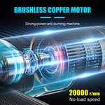 Drillpro Electric Brushless Cordless Angle Grinder M10 125mm Cut for Mak 18V Battery