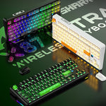 LinkMejor X87ULTRA Mechanical Keyboard Dual 8K Wireless Tri-Mode Hot-swappable RGB Lights 10000mAh Massive Battery Low Game Delay E-sports Gaming Keyboards
