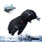LinkMejor 3-Modes Electric Heated Gloves  Full Fingers Heating Winter Gloves Men Women Waterproof Tactical Mittens