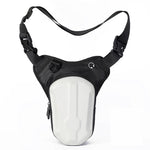 LinkMejor Multi-functional 1L Cycling Strappy Leg Bag Outdoor Waterproof Bike Tactical Waist Bag Motorcycles MTB Hard Shell Storage Bag