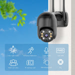 4MP/5MP/8MP Security WIFI PTZ Full HD Camera Night Vision AI Human Detections IP66 Waterproof Auto Tracking Two-way Audio Surveillance Camera EU Plug for Home Outdoor Security Monitoring