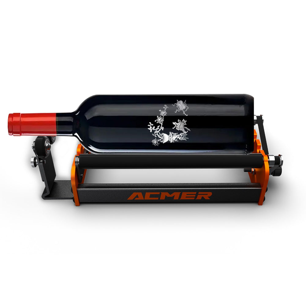 [EU/US Direct] ACMER M2 Laser Rotary Roller Laser Engraver Module Y-axis Rotary Roller 360° Rotating for 4-138mm Engraving Cylindrical Objects