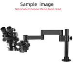 LinkMejor Articulating Arm Clamp Microscope Bracket 76mm 50mm Focusing Holder For Stereo Microscope Monocular lens Camera