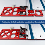Upgraded 13.4 Inch Track Saw Square 90° Right Angle Circular Saw Guide Rail Stop Accessories for Festool Mαkita Guide Rail Precise Cuts
