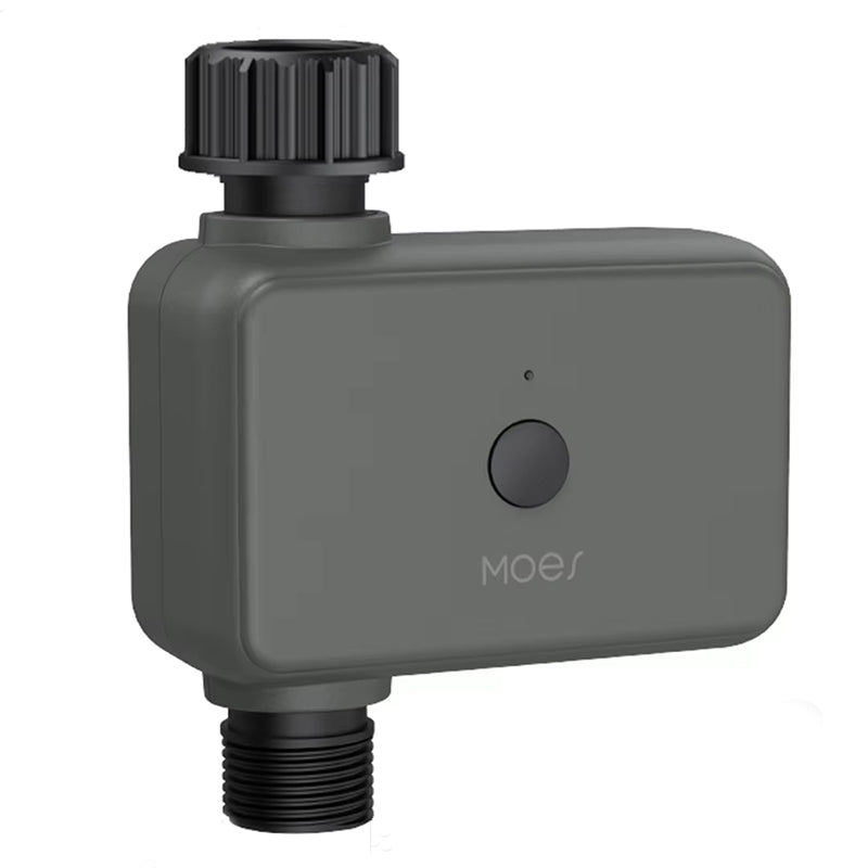 MOES Smart ZigBe Sprinkler Water Timer with 1 Outlet Rain Delay Filter Programmable Irrigation Timer Support Alexa Google Home