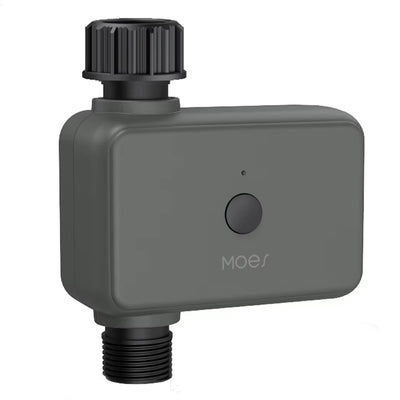 MOES Smart ZigBe Sprinkler Water Timer with 1 Outlet Rain Delay Filter Programmable Irrigation Timer Support Alexa Google Home