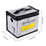 Lipo Battery Safety Bag 215x145x165mm Portable Explosion-proof Fireproof Storage Bag For RC Drone Batteries