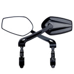 LinkMejor 1 Pair HD View MTB Road Bike Mirrors 360° Adjustable Handlebar Rearview Mirror for Bicycle Motorcycle Accessories Rear Mirror