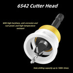 4-in-1 Countersink Drill Bit Set with Low Friction Depth Stop 6.25mm Shank Tungsten Steel Drill Bits 2.8mm 3.2mm 3.5mm 4.0mm Drill Bits for Woodworking Metalworking