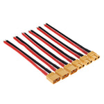 3Pairs XT60 Male Plug 12AWG 12cm Silicone Cable Wire