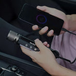 LinkMejor 6-in-1 1000lm Dual-light Zoomable Alarm Flashlight USB-C Rechargeable Mobile Power Bank Magnetic Camping Work Light