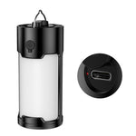 LinkMejor Camping Lantern Rechargeable Built-in 18650 Battery Portable Tent Lamp Outdoor Waterproof Camping Emergency Light