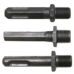 4PCS 32mm Black With Replaceable Handle Firewood Drill Bit Hand Electric Drill Electric Hammer Machine With Round Handle Square Handle Electric Tools For Broken Wood
