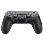 LinkMejor P03 Wireless bluetooth Game Controller with Hall Effect Joystick RGB Lighting Turbo Function Remappable Buttons No-Deadzone Mode Six-axis Gamepad Compatible with PS4 PC Android iOS