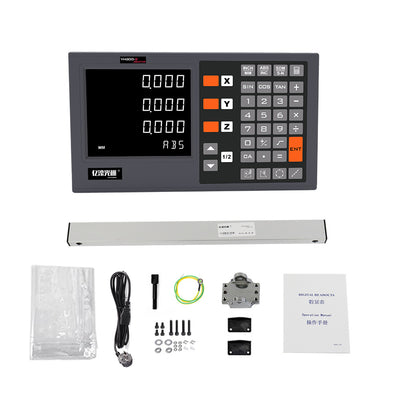 LinkMejor YH LCD 2/3 Axis Grating CNC Milling Digital Readout Display DRO / KA300 5μm TTL 70-970mm Electronic Linear Scale Encoders Lathe Tool
