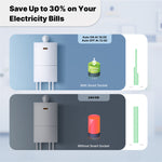 MOES Tuya Smart Matter Plug WiFi Socket 16A Outlet Power Monitor Remote Control Voice Control Work with Alexa Google Assistant