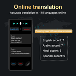 S35 AI Translator 148 Languages 19 Offline Photo Translation Real Time Voice Two Way ChatGPT DeepSeek Portable Travel Translation Device