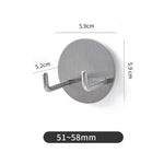 Comfook Adhesive Wall-Mounted Portafilter Holder Hook Coffee Handle Hook 304 Stainless Steel Mini Wall Hook Compatible with 51~58mm Portafilter