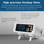 RCL101D Desktop Digital Bridge High Precision LCR Meter 3 in 1 Automatic Ranging Multiple Frequencies 100Hz/10kHz Dual-mode Functionality