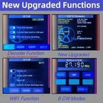 SI4732 ATS-25max-DECODER Radio Receiver 4.17 Version Adds CW RTty Decoding Function WiFi Function Four Audio Spectrum DSP Receiver FM LW (MW and SW) and SSB Built -in 3000mA Lithium Battery