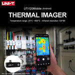 LinkMejor Thermal Camera UTi120Mobile UTi120MS 120 × 90 Infrared Thermal Imager for iOS & Android Phone Thermal Imaging Camera