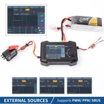 ToolkitRC ST8 Multiple Servo Tester 8 Channel Output PWM PPM SBUS 5V-28V Multi-Channel Servo Test Instrument