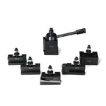 LinkMejor 6PCS 250 Series Quick Change Tool Post System Tool Holders 250-101 to 250-111 High Precision Rigidity Versatile Lathe Accessory
