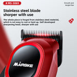 LinkMejor MS-5069 Hair Clipper 5W 2000mAh USB Rechargeable LCD Display Professional T Blade Mens Beard Trimmer Self Sharpening Blades Kit
