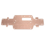 LinkMejor 284161 1/28 RC Car Metal Chassis Bottom Plate 2555 Vehicles Models Spare Parts