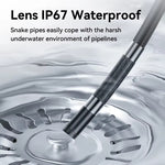 LinkMejor Two Way 360 Rotating Endoscope Camera 1080P High Resolution IP67 Waterproof Probe 8 LED Lights for Android iOS Devices