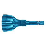 Deburring External Chamfer Tool Metal Edge Burr Removal Tool Hex Shank Triple Flute Deburring Drill For Repair Bolt Thread Parts