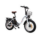 [USA DIRECT] DRVETION CT20 Electric Bike 48V 15AH Battery 750W Motor Recommended Top Speed 25KM/H 20*4.0inch Fat Tires 40-80KM Max Mileage 150KG Max Load Folding Electric Bicycle