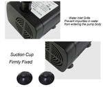 12V Mini Solar Flowing Water Fountain Pump Compact Waterproof Impurity Guard Ideal For Fishbowls Powered by Sunlight High Lift 2.0M and Flow 500L/H