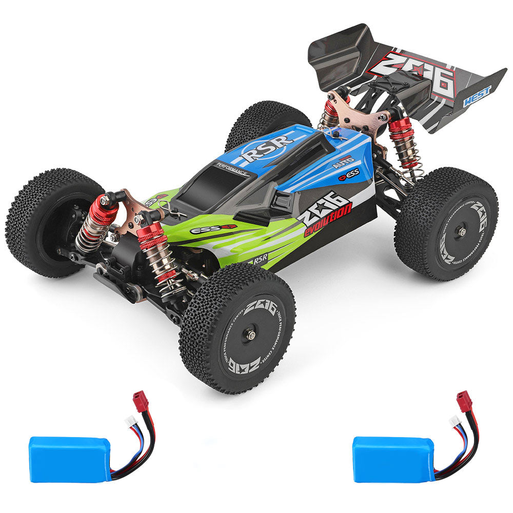 LinkMejor 144001 1/14 2.4G 4WD High Speed Racing RC Car Vehicle Models 60km/h 7.4v 1500mah Two or Three Battery