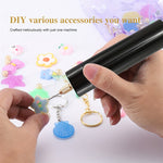 LinkMejor Electric Drill High Concentricity Rotary Tool ABS Material 36V Safe Multipurpose Drill Bits Lightweight Portable DIY Jewelry Crafts Nail Art
