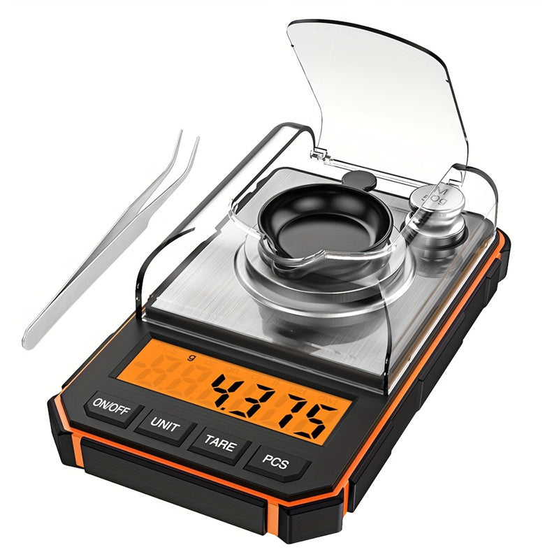 Professional 0.001g Portable Mini Digital Scale High Precision 50g Range LCD Display For Jewelry Kitchen Lab Weighing