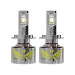 X60-Series LED Headlight Bulbs 120W 11000LM Super Bright 6500K Cool White High Low Beam Fog Light Conversion Kit
