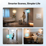 LinkMejor Orb-ZBW1L Zigbee3.0 Smart Wall Switch Fusion Series ZBMINIL2-E No Neutral Required Seamless Integration Voice Control with Alexa Google Home