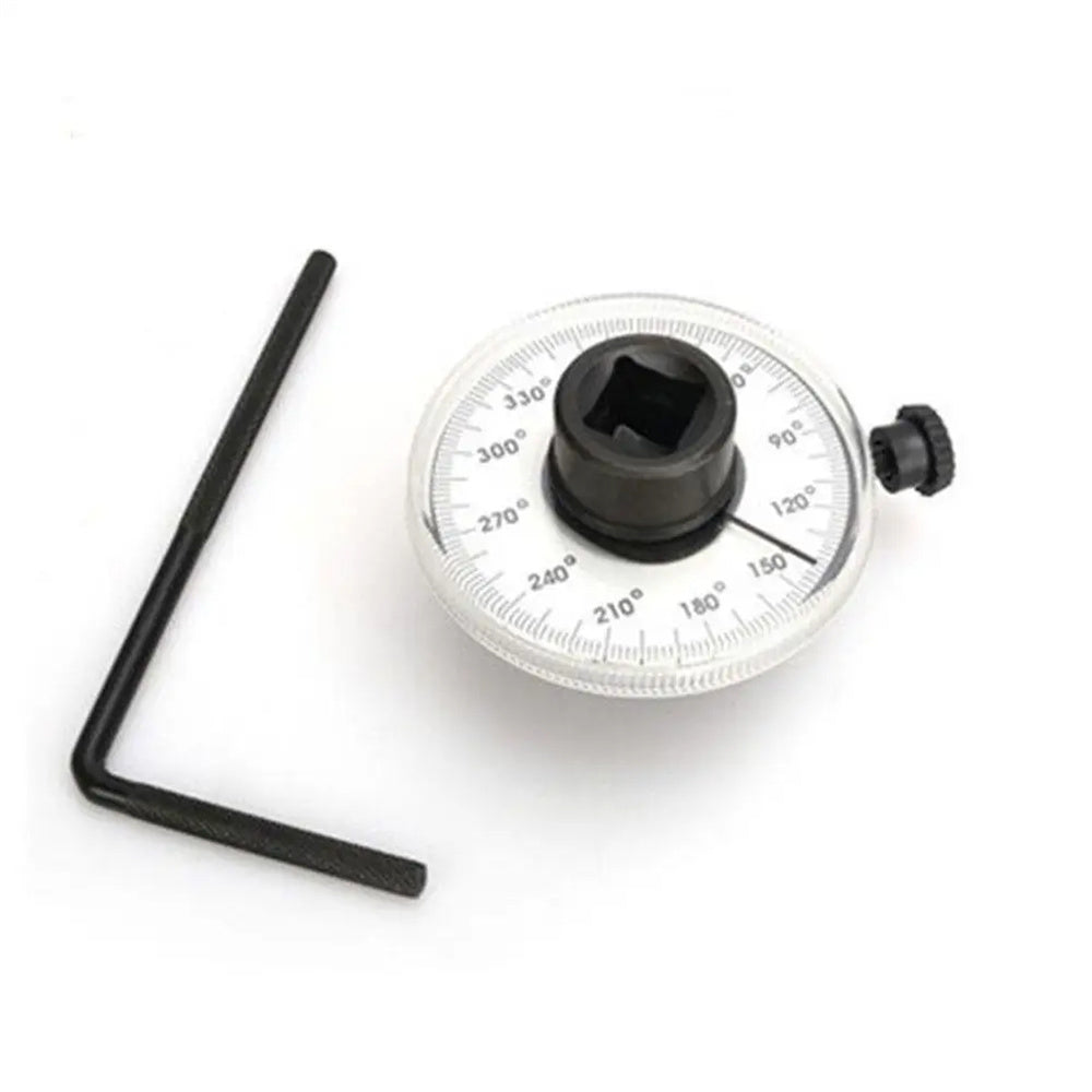 Premium CR-V Long Handle Torque Wrench High Hardness Good Toughness Calibrated in Degrees for Car Repairing 1/2 Inch Torque Gauge Silvering Automotive Tools