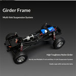 LinkMejor 18401 PRO RTR 1/18 2.4G 4WD FOC Sensored Brushless RC Car Rock Crawler Off-Road Climbing Truck LED Light Full Proportional Vehicles Models Metal Drive Shaft Oil Shocks Toys