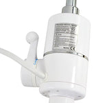 3000W Fast Electric Water Heater Tap IPX4 Waterproof Instant Heating Multi-layer Coated EU Plug Kitchen Faucet