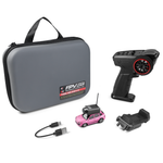 LinkMejor 6401-C 1/64 2.4G FPV RC Car Wifi Camera Photos Videos VR App Control Built In Gyro Drift Desktop Micro 3 Speed On-Road Mini Full Proportional Vehicles Models Toys
