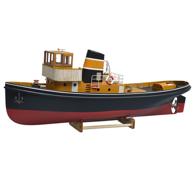 Tony Ray Aero Model 1/20 Mini SUN XXIV Tug Boat RC Ship DIY Build Full KIT Unassembled w/ Motor ESC Servo Micro Toys
