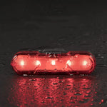 Bike Rear Light  USB Rechargeable Bicycle Tail Light For Cycling Helmet Backpack Safety Warning TailLight