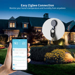 Tuya Zigbe Hanging Temperature Humidity Sensor Removeable Smart Life Thermometer Detector Voice Control with Alexa Google Home