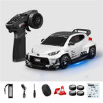 Hstar D24-04Q1- D24-04S7 RTR 1/24 2.4G 4WD Drift RC Car Gyro Mini Full Proportional LED Light Remote Control High-Speed Motor On-Road Racing Vehicle Model Boys Gifts Toys