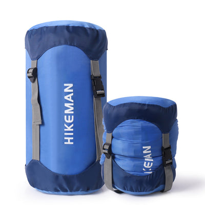 LinkMejor Compression Sack for Sleeping Bag 210T Polyester Water Repellent Packing Stuff Storage Bag for Outdoors Travel Camping Hiking