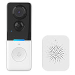 WF015 Tuya Smart WiFi Video Doorbell 720P HD Security Camera Support Two Way Audio PIR Motion Detect Night Vision Waterproof Design Wireless Visual Doorbell